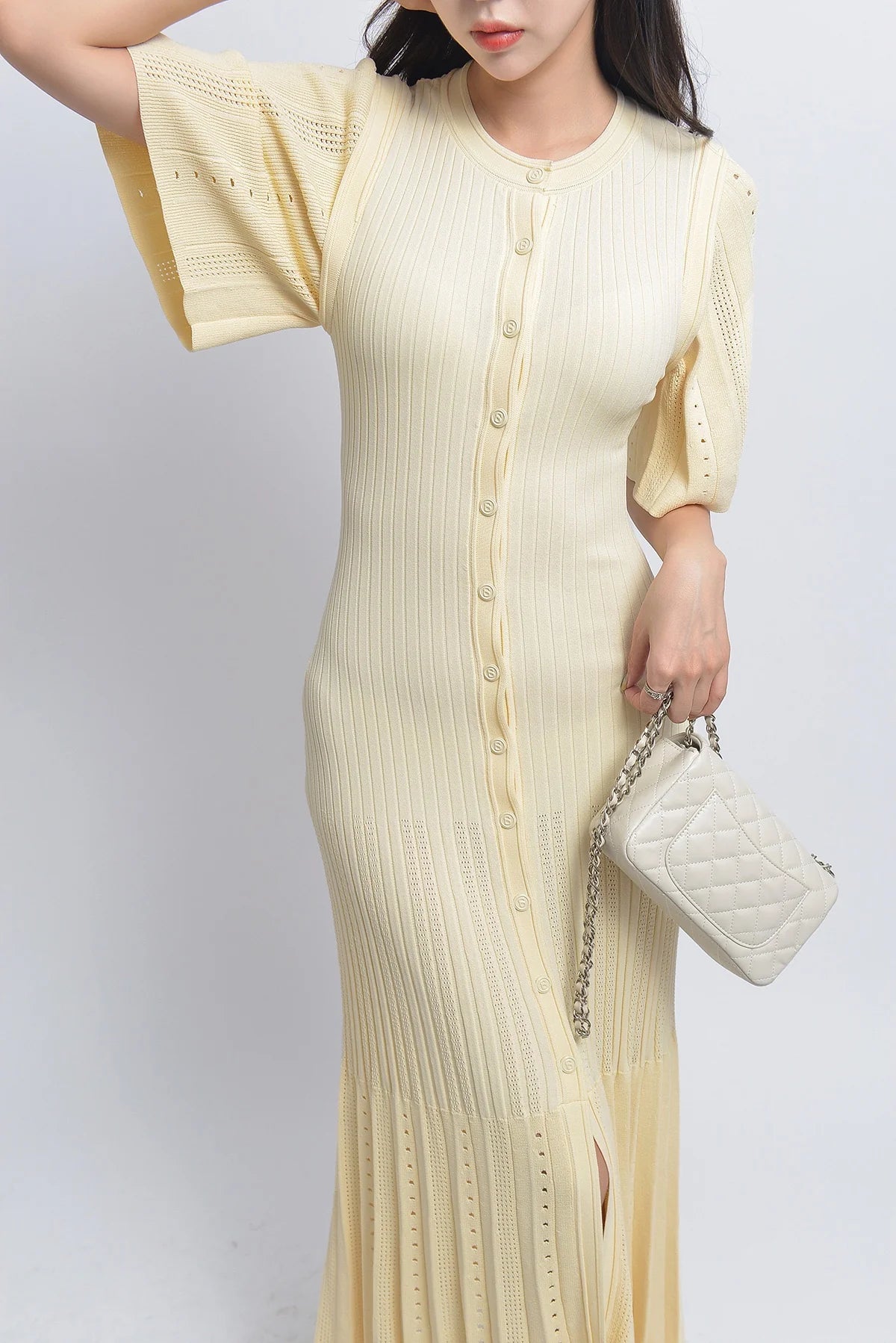 Sandro - Creme dress